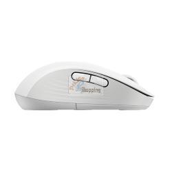 Logitech Signature M650 L Mouse Wireless Mancino Bianco