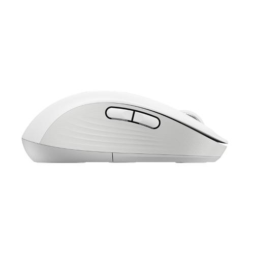 Logitech Signature M650 L Mouse Wireless Mancino Bianco