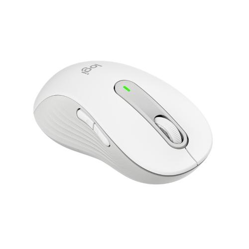 Logitech Signature M650 L Mouse Wireless Mancino Bianco
