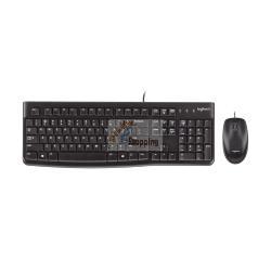 Logitech MK120 Kit Tastiera e Mouse con Cavo