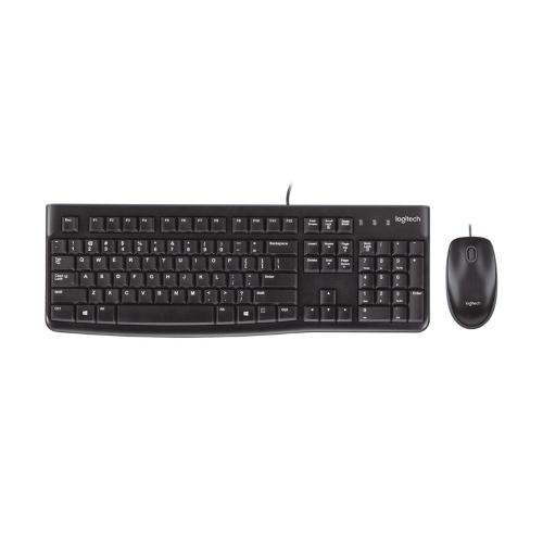 Logitech MK120 Kit Tastiera e Mouse con Cavo