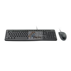 Logitech MK120 Kit Tastiera e Mouse con Cavo