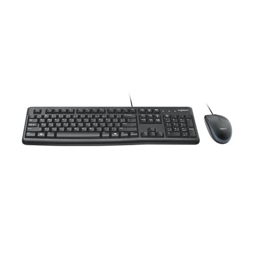 Logitech MK120 Kit Tastiera e Mouse con Cavo