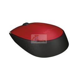 Logitech M171 Mouse Wireless Rosso Nero