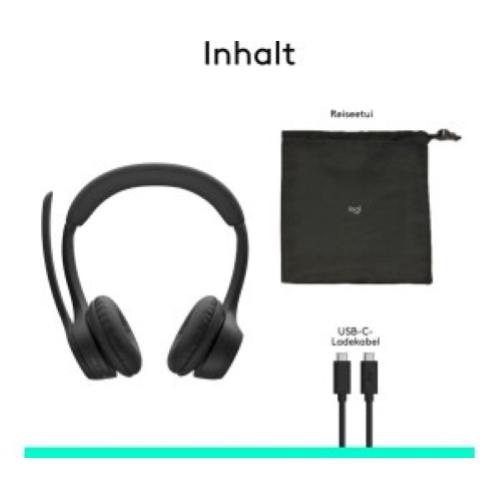 Logitech Zone 305 981-001458 Cuffie Bluetooth Teams