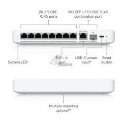 Ubiquiti UniFi Switch USW-FLEX-2.5G-8 Switch 8 Porte