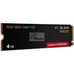 WD Black SN8100 WDS400T1X0M-00CMT0 SSD M.2 NVMe 4TB Gen 5