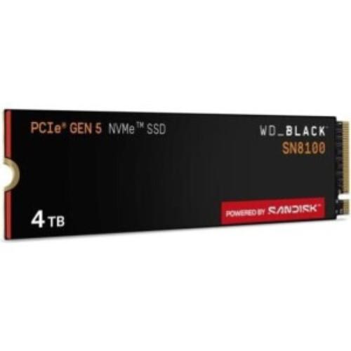WD Black SN8100 WDS400T1X0M-00CMT0 SSD M.2 NVMe 4TB Gen 5