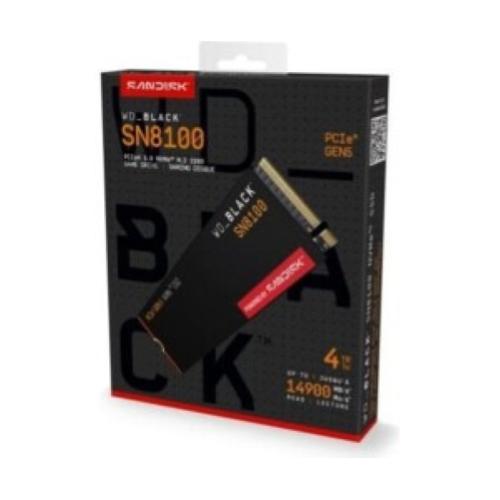 WD Black SN8100 WDS400T1X0M-00CMT0 SSD M.2 NVMe 4TB Gen 5