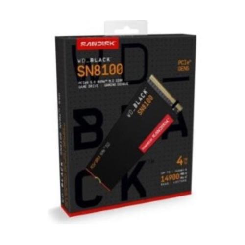 WD Black SN8100 WDS400T1X0M-00CMT0 SSD M.2 NVMe 4TB Gen 5