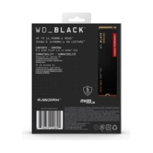 WD Black SN8100 WDS400T1X0M-00CMT0 SSD M.2 NVMe 4TB Gen 5