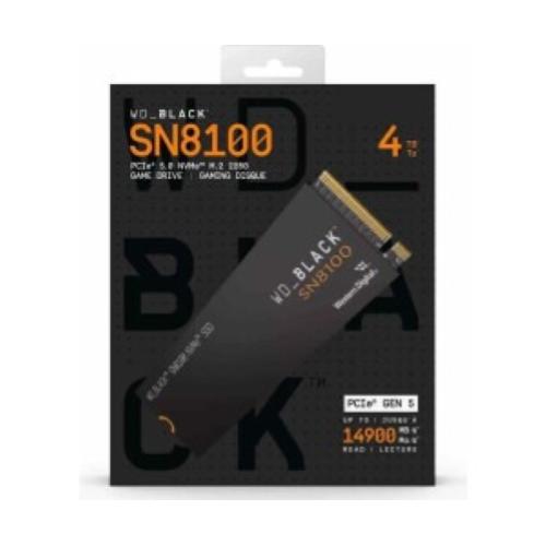 WD Black SN8100 WDS400T1X0M-00CMT0 SSD M.2 NVMe 4TB Gen 5