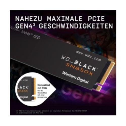 WD Black SN850X WDS400T2X0E-00BCA0 SSD M.2 NVMe 4TB