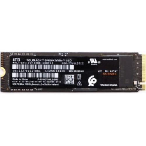WD Black SN850X WDS400T2X0E-00BCA0 SSD M.2 NVMe 4TB