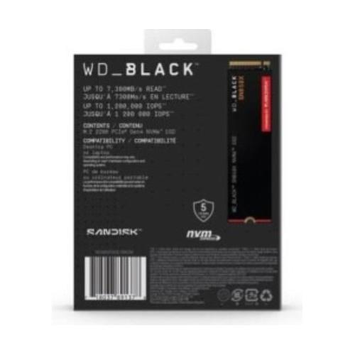 WD Black SN850X WDS400T2X0E-00BCA0 SSD M.2 NVMe 4TB