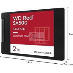 WD Red SA500 WDS200T2R0A-68CKB0 SSD SATA 2TB 2.5 pollici