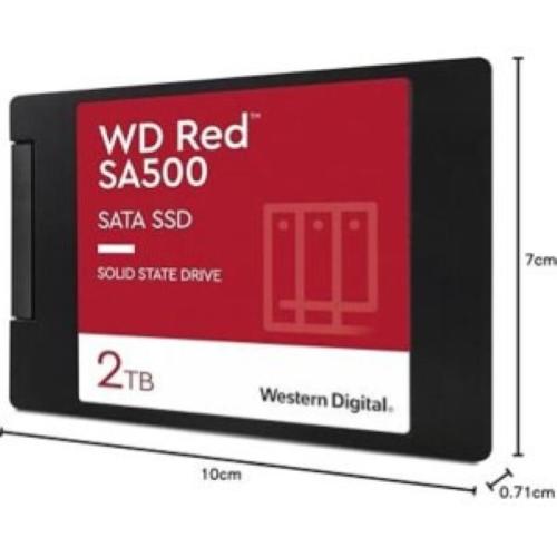 WD Red SA500 WDS200T2R0A-68CKB0 SSD SATA 2TB 2.5 pollici