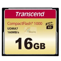TRANSCEND COMPACT FLASH 16GB 1000X MOD. TS16GCF1000 EAN 0760557823537