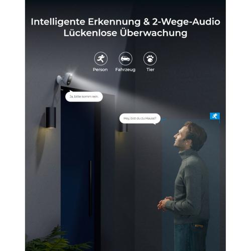 REOLINK LUMUS SERIES E430 4MP WIFI TELECAMERA ERSTENI MOD. WCLMC2KP01 EAN 6975253983773