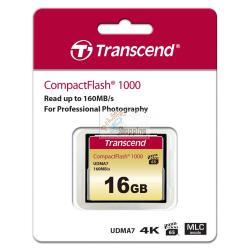 TRANSCEND COMPACT FLASH 16GB 1000X MOD. TS16GCF1000 EAN 0760557823537