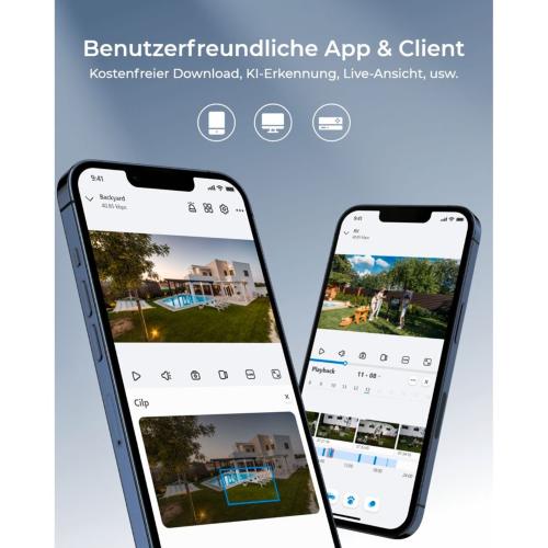 REOLINK LUMUS SERIES E430 4MP WIFI TELECAMERA ERSTENI MOD. WCLMC2KP01 EAN 6975253983773