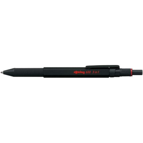 ROTRING 600 MULTIPEN 3IN1 NERO MATITA PUNTA F. PENNA SF. BL./R. MOD. 2164108 EAN 4895151559028