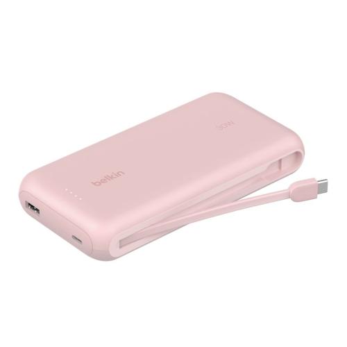 BELKIN POWERBANK 20.000MAH PINK 30W INTEGR.USB-C KAB. BPB024HQPK MOD. BPB024HQPK EAN 0745883898954