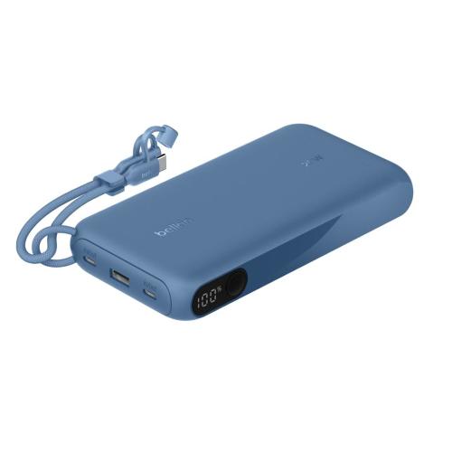BELKIN POWERBANK CON DISPLAY 20W 20.000MAH USB-C BLU BPB028HQBL MOD. BPB028HQBL EAN 0745883916269