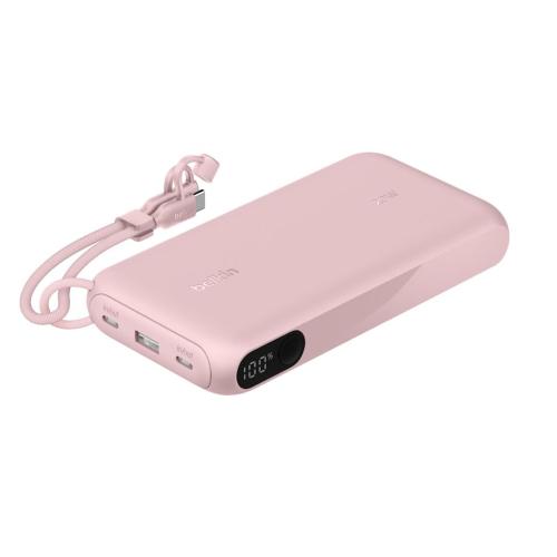 BELKIN POWERBANK CON DISPLAY 20W 20.000MAH USB-C ROSA BPB028HQPK MOD. BPB028HQPK EAN 0745883916276