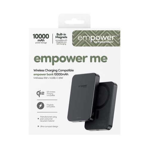 PANZERGLASS EMPOWER POWERBANK 10000MAH SPACE BLACK MOD. EM82609 EAN 5715685028373