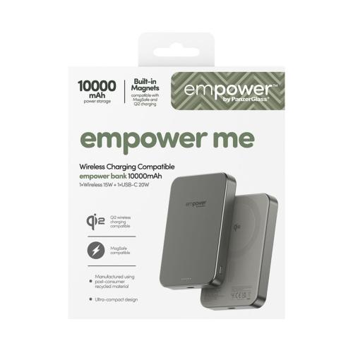 PANZERGLASS EMPOWER POWERBANK 10000MAH TITANIUM MOD. EM77942 EAN 5715685028380