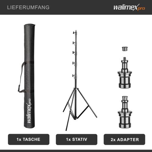 WALIMEX PRO JUMBO AIR 600CM LAMPENSTATIV MOD. 1017362 EAN 4250234573627