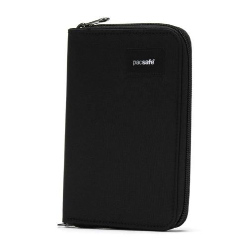 PACSAFE RFIDSAFE COMPACT TRAVEL ORGANIZER JET BLACK MOD. 11020130 EAN 0688334008529