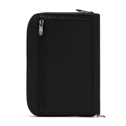 PACSAFE RFIDSAFE COMPACT TRAVEL ORGANIZER JET BLACK MOD. 11020130 EAN 0688334008529