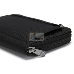 PACSAFE RFIDSAFE COMPACT TRAVEL ORGANIZER JET BLACK MOD. 11020130 EAN 0688334008529