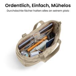 TOMTOC TERRA-T38 LAPTOP TOTE BAG 16 INCH SAND MOD. T38M1K2 EAN 6970412222861