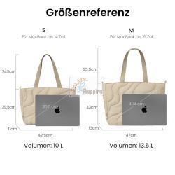 TOMTOC TERRA-T38 LAPTOP TOTE BAG 16 INCH SAND MOD. T38M1K2 EAN 6970412222861