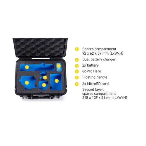 B&W ACTION.CASE PP.66 NERO PER GOPRO HERO 9-13 MOD. PP.66.B.GOPRO13 EAN 4031541765277