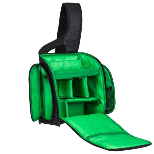 RIVACASE 7470 GREEN MANTIS BORSA A TRACOLLA DSLR NERO MOD. 6901800000000 EAN 6901801074709