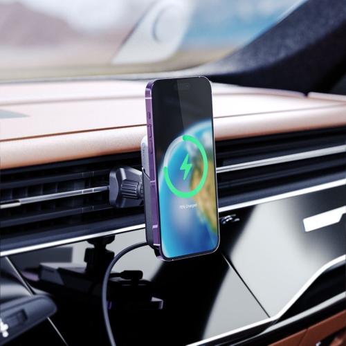 ALOGIC MATRIX+ MAGNETIC WIRELESS CAR POWERBANK AIR VENT MOUNT MOD. MSPBCM EAN 9350784027740