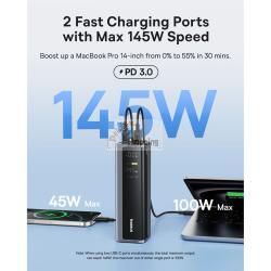 BASEUS ENERGEEK GP12 POWER BANK 20800MAH 145W GRIGIO MOD. P10082109813-00 EAN 6932172687571