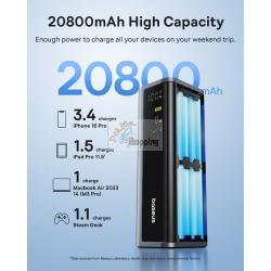 BASEUS ENERGEEK GP12 POWER BANK 20800MAH 145W GRIGIO MOD. P10082109813-00 EAN 6932172687571