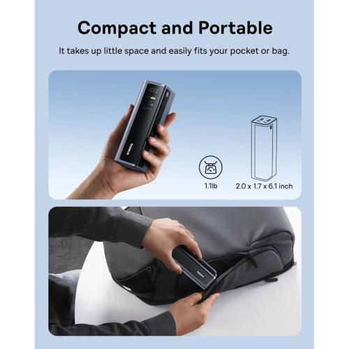 BASEUS ENERGEEK GP12 POWER BANK 20800MAH 145W GRIGIO MOD. P10082109813-00 EAN 6932172687571