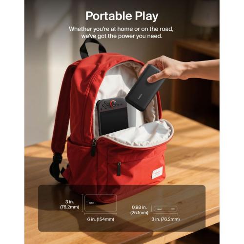 BELKIN GAMING POWERBANK 20000MAH 30W INTEGR.USB-C CAVO ENA013HQBK MOD. ENA013HQBK EAN 0745883925407