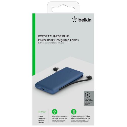 BELKIN POWER BANK 18W 10.000MAH USB-C+LIGHT.CAV.BLAU BPB006BTBLU MOD. BPB006BTBLU EAN 0745883815388