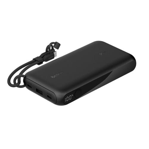 BELKIN POWERBANK 20.000MAH NERO DISPLAY PD 20W USB-C BPB028HQBK MOD. BPB028HQBK EAN 0745883916252