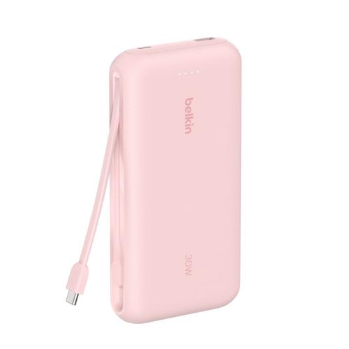 BELKIN POWERBANK 20.000MAH PINK 30W INTEGR.USB-C KAB. BPB024HQPK MOD. BPB024HQPK EAN 0745883898954