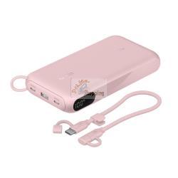 BELKIN POWERBANK CON DISPLAY 20W 20.000MAH USB-C ROSA BPB028HQPK MOD. BPB028HQPK EAN 0745883916276