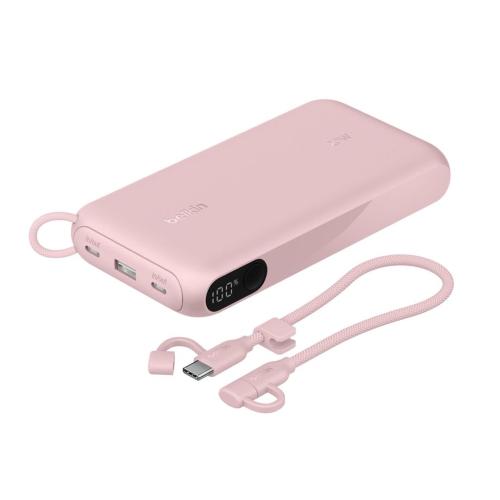 BELKIN POWERBANK CON DISPLAY 20W 20.000MAH USB-C ROSA BPB028HQPK MOD. BPB028HQPK EAN 0745883916276
