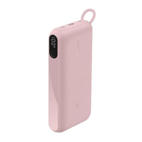 BELKIN POWERBANK CON DISPLAY 20W 20.000MAH USB-C ROSA BPB028HQPK MOD. BPB028HQPK EAN 0745883916276